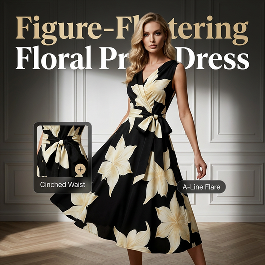 🌸 50% OFF NOW! 🌸Women's Sleeveless Floral Print Dress👗