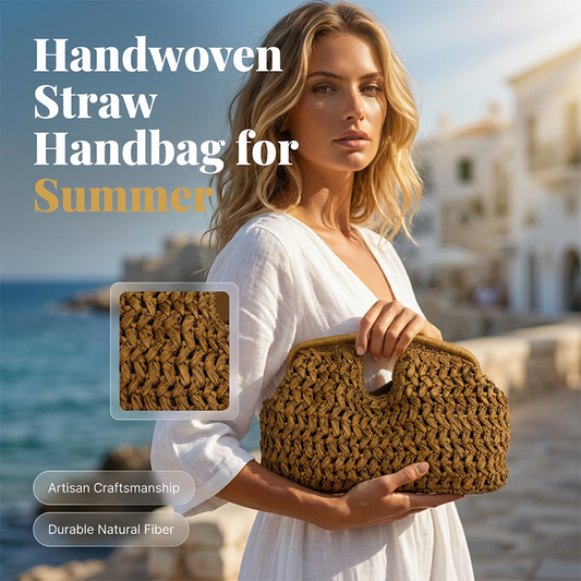 🌸 40% OFF NOW! 🌸 Handwoven Straw Handbag for Women