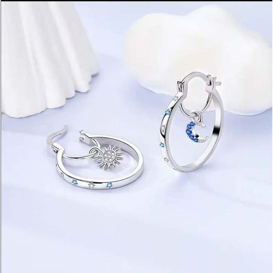📢📢33% OFF !! ⏰Celestial Double Layer Hoop Earrings