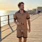 📢📢30% OFF !! ⏰Men's Printed 2-Piece Summer Set