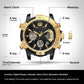 📢📢50% OFF !! ⏰Multifunctional Dual Display 3ATM Waterproof Men's Quartz Sports Watch