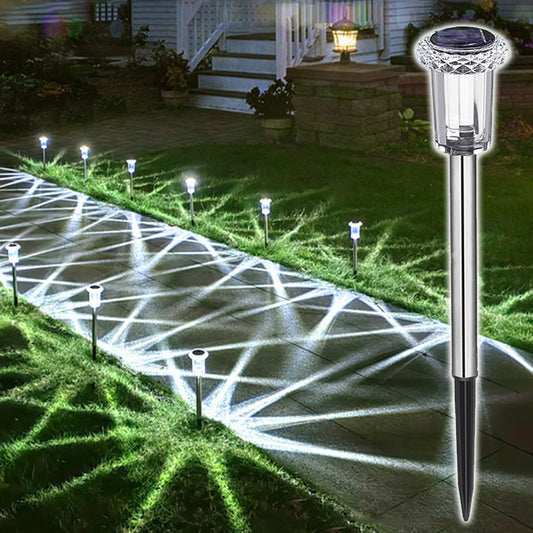 📢📢50% OFF !! ⏰ 6 PCS Solar Waterproof Landscape Lights for Outdoor Courtyard