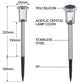 📢📢50% OFF !! ⏰ 6 PCS Solar Waterproof Landscape Lights for Outdoor Courtyard
