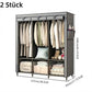 ⏳🔥LIMITED-TIME 50% OFF! ⏰Easy-to-assemble wardrobe made of non-woven fabric