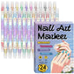🌸 50% OFF NOW! 🌸Dual-Tip Nail Art Marker Pen Set