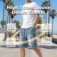📢📢50% OFF !! ⏰Men‘s High Street Loose Denim Shorts