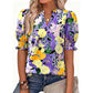 🌸 50% OFF NOW! 🌸Women's Summer Floral Top with Puff Sleeves