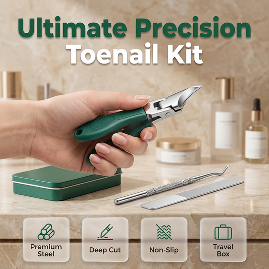 📢📢Buy 2 Get Free 1 !! ⏰ 3-Piece Professional Toenail Clipper Set – Precision Curved Blades 🦶