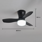 📢📢50% OFF !! ⏰Remote-Controlled LED Ceiling Fan Light