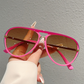 📢📢50% OFF !! ⏰ Women's Retro Double-Bridge Sunglasses – UV400 Protection & Gradient Lenses ✨