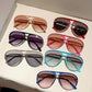 📢📢50% OFF !! ⏰ Women's Retro Double-Bridge Sunglasses – UV400 Protection & Gradient Lenses ✨