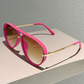 📢📢50% OFF !! ⏰ Women's Retro Double-Bridge Sunglasses – UV400 Protection & Gradient Lenses ✨