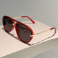 📢📢50% OFF !! ⏰ Women's Retro Double-Bridge Sunglasses – UV400 Protection & Gradient Lenses ✨