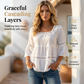 📢📢60% OFF !! ⏰ Elegant Square Neck Summer Blouse