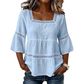📢📢60% OFF !! ⏰ Elegant Square Neck Summer Blouse
