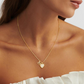 📢📢50% OFF !! ⏰Heart Shaped Letters Micro Pave Chain Necklace