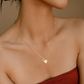 📢📢50% OFF !! ⏰Heart Shaped Letters Micro Pave Chain Necklace