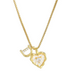 📢📢50% OFF !! ⏰Heart Shaped Letters Micro Pave Chain Necklace