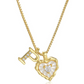 📢📢50% OFF !! ⏰Heart Shaped Letters Micro Pave Chain Necklace