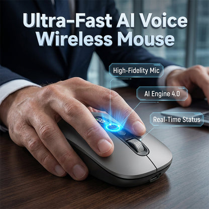 📢📢50% OFF !! ⏰AI Smart Voice Wireless Mouse