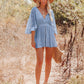 🌸 40% OFF NOW! 🌸Women's Lace Crochet Romper Dress with Built-in Shorts