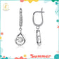 🌸 50% OFF NOW! 🌸Women's Sparkling Teardrop Hanging Earrings