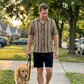 🌸 50% OFF NOW! 🌸Men's Casual Short Sleeve Shirt and Shorts Set