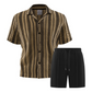 🌸 50% OFF NOW! 🌸Men's Casual Short Sleeve Shirt and Shorts Set