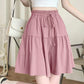 🌸 50% OFF NOW! 🌸Women High Waist Skirt Pants Wide Leg Ruffle Culottes