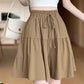 🌸 50% OFF NOW! 🌸Women High Waist Skirt Pants Wide Leg Ruffle Culottes