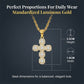 🌸 40% OFF NOW! 🌸Copper Inlaid Zircon Cross Charm Pendant