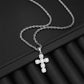 🌸 40% OFF NOW! 🌸Copper Inlaid Zircon Cross Charm Pendant