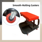 📢📢40% OFF !! ⏰Rolling Shop Stool for Garage with Tool Organizer Tray