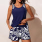 🌸 50% OFF NOW! 🌸Color-Blocking Printed Loose Swimsuit Set