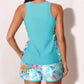 🌸 50% OFF NOW! 🌸Color-Blocking Printed Loose Swimsuit Set