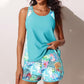 🌸 50% OFF NOW! 🌸Color-Blocking Printed Loose Swimsuit Set