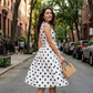 🌸 50% OFF NOW! 🌸 Women's Polka Dot Sleeveless V-Neck Dress