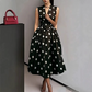 🌸 50% OFF NOW! 🌸 Women's Polka Dot Sleeveless V-Neck Dress