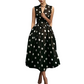 🌸 50% OFF NOW! 🌸 Women's Polka Dot Sleeveless V-Neck Dress