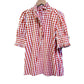 🌸 40% OFF NOW! 🌸Women's Plaid Ruffle Collar Puff Sleeve Top