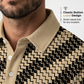📢📢50% OFF !! ⏰Men's Geometric Print Collared Shirts