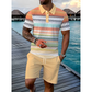 📢📢50% OFF !! ⏰ Men's Two-Piece Shirt and Shorts Set