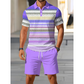 📢📢50% OFF !! ⏰ Men's Two-Piece Shirt and Shorts Set