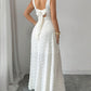 🌸 50% OFF NOW! 🌸Women's Sleeveless Square Neck Split Maxi Dress