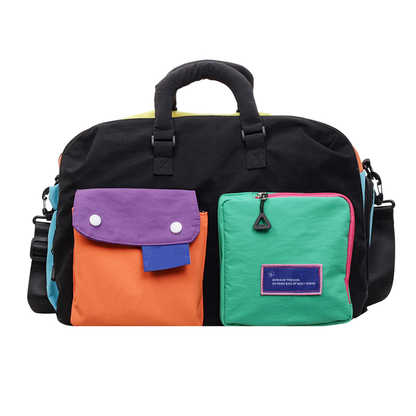 📢📢40% OFF !! ⏰Casual Color Block Overnight Bag