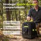 📢📢50% OFF !! ⏰Heavy-Duty Multi-Compartment Tool Bag Backpack