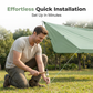 📢📢60% OFF !! ⏰Portable Diamond-Shaped Camping Tarp Sun Shelter