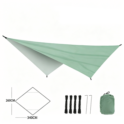 📢📢60% OFF !! ⏰Portable Diamond-Shaped Camping Tarp Sun Shelter