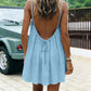 🌸 40% OFF NOW! 🌸Summer Backless Spaghetti Strap Mini Dress