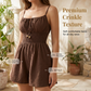 🌸 50% OFF NOW! 🌸Women’s Textured Crinkle Fabric Playsuit
